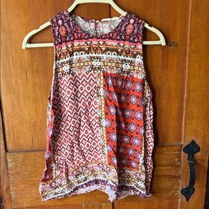 Elodie Printed Sleeveless Top